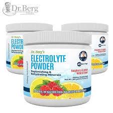 Dr. Berg's Electrolyte Powder. 3 Bottles
