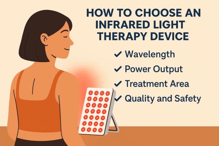 How to Choose the Right Infrared Light Therapy Device